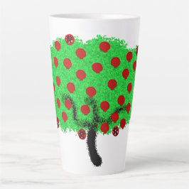 Taza De Café Latte Árbol granate Tu B'Shvat ט ״ ו ב ש ט Shavuot