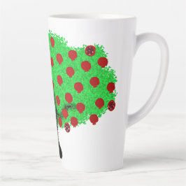 Taza De Café Latte Árbol granate Tu B'Shvat ט ״ ו ב ש ט Shavuot