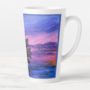 Taza De Café Latte Árbol misterioso
