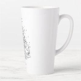Taza De Café Latte Árbol sin tiempo Gran Latte Mug | Drinkware de vac