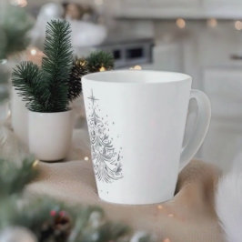 Taza De Café Latte Árbol sin tiempo Pequeño Latte Mug | Drinkware de 