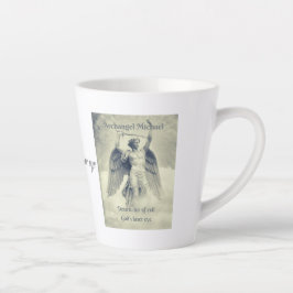 Taza De Café Latte Archangel Michael Latte Mug
