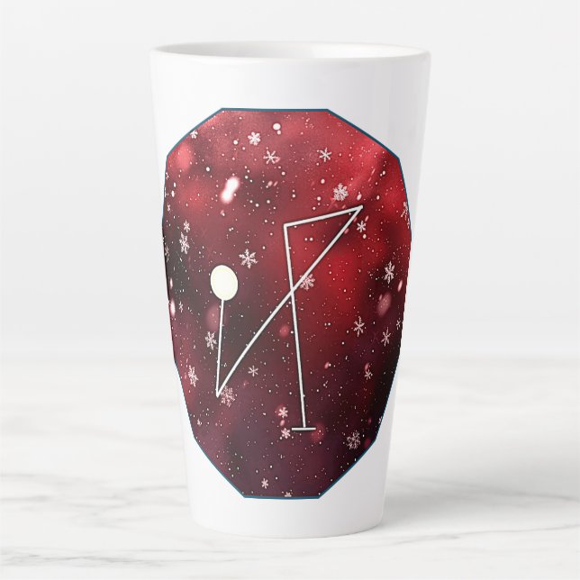 Taza De Café Latte Archangel Michael Sigil Arte Digital (Anverso)