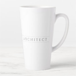 Taza De Café Latte ARCHITECT Tall Latte Mug / Gris