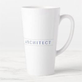 Taza De Café Latte ARCHITECT Tall Latte Mug / Nave