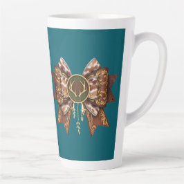 Taza De Café Latte arco de ciervo estilo coqueta