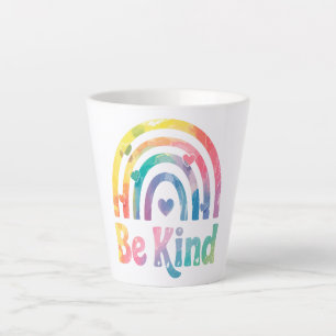 Taza De Café Latte Arcoiris colorido - Inspirador positivo