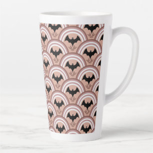 Taza De Café Latte Arcoiris de Halloween