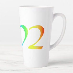 Taza De Café Latte Arcoiris del Orgullo Gay