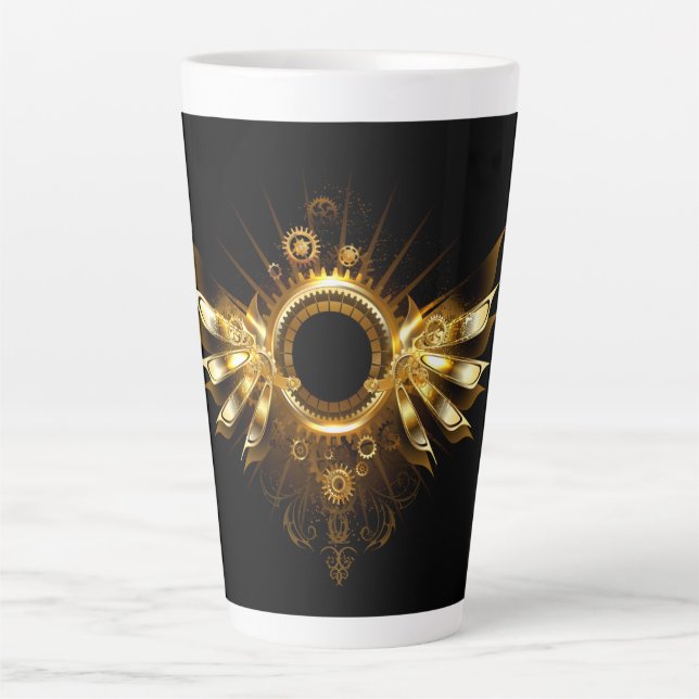 Taza De Café Latte Areas de vapor (Anverso)