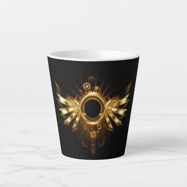 Taza De Café Latte Areas de vapor (Anverso)