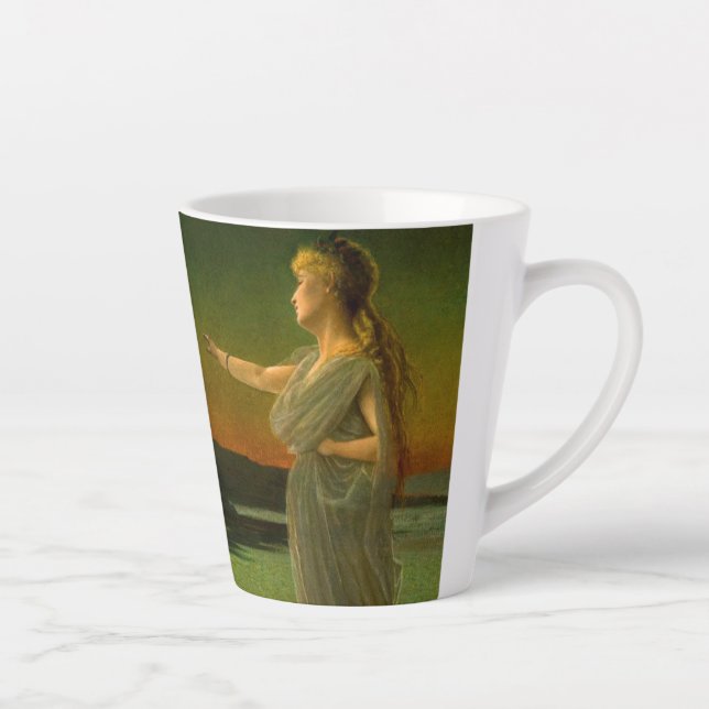 Taza De Café Latte Ariadne en Naxos John Atkinson Grimshaw (Derecha)