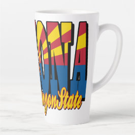 Taza De Café Latte Arizona the Grand Canyon State