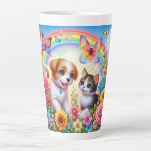 Taza De Café Latte Aroma de cachorro/gatito