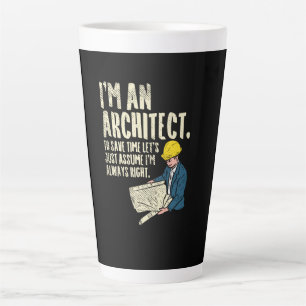 Taza De Café Latte Arquitecto - Soy Un Arquitecto