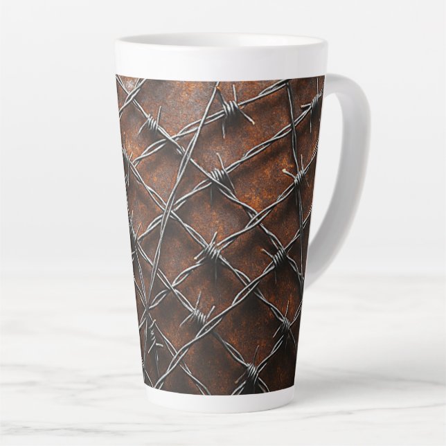 Taza De Café Latte Arroz de barba (Ángulo derecho)
