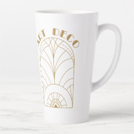 Taza De Café Latte Art Deco