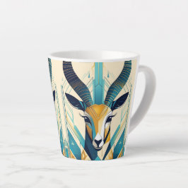 Taza De Café Latte Art Deco Gazelle 12oz Mug