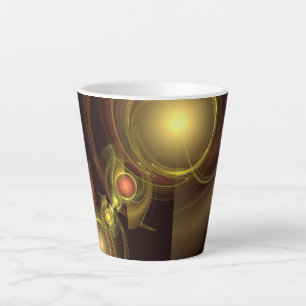 Taza De Café Latte Arte abstracto de conexión íntima