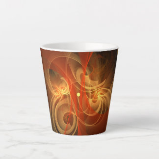 Taza De Café Latte Arte abstracto de magia matutina