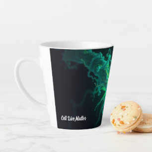 Taza De Café Latte Arte de ciencia de célula biológica de enfermera m