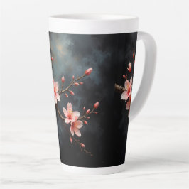 Taza De Café Latte Arte de Flor de Melocotón Vietnamita