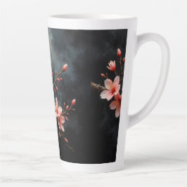 Taza De Café Latte Arte de Flor de Melocotón Vietnamita