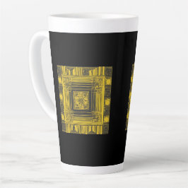 Taza De Café Latte Arte de IA de Golden Square