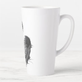 Taza De Café Latte Arte de madre e hijo