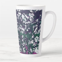 Arte de mármol morado, verde y rosa
