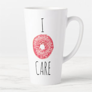 Taza De Café Latte Arte de No Me Importa Donut