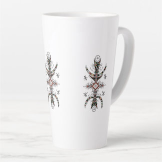 Taza De Café Latte Arte de Símbolo Tifinagh Amazigh – Sudadera Berber