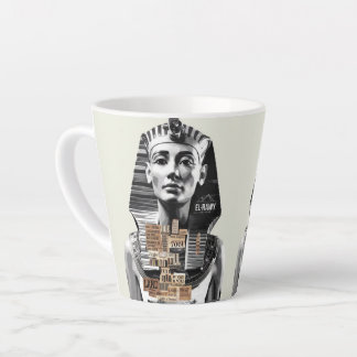 Taza De Café Latte arte egipcio #civilización