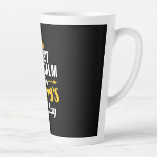 Taza De Café Latte Arte Materno Es el cumpleaños de mi mami