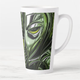 Taza De Café Latte Arte Metálico Resplandor de Lima