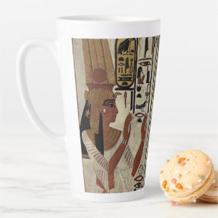 Taza De Café Latte Arte mural graffiti de la tumba del antiguo Egipto