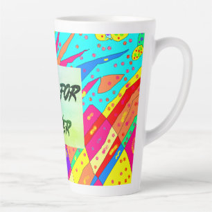 TAZA DE CAFÉ LATTE ARTE PARA CELBRAR ARTISTA Y PINTORES