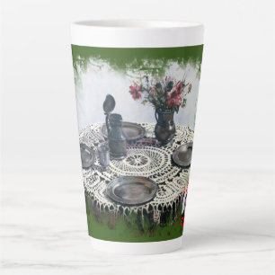 Taza De Café Latte Artesanía