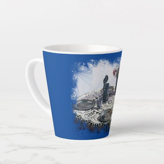 Taza De Café Latte Artesanía (Ángulo izquierdo)