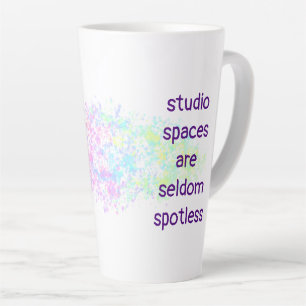 Taza De Café Latte Artista de "Studio Spaces Rara Vez Sin Spotaces"