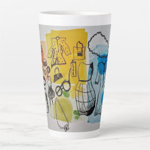 Taza De Café Latte Arty Mug