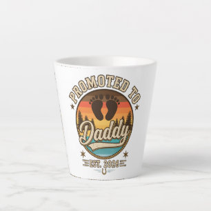 Taza De Café Latte Ascendido a Papá Est 2026
