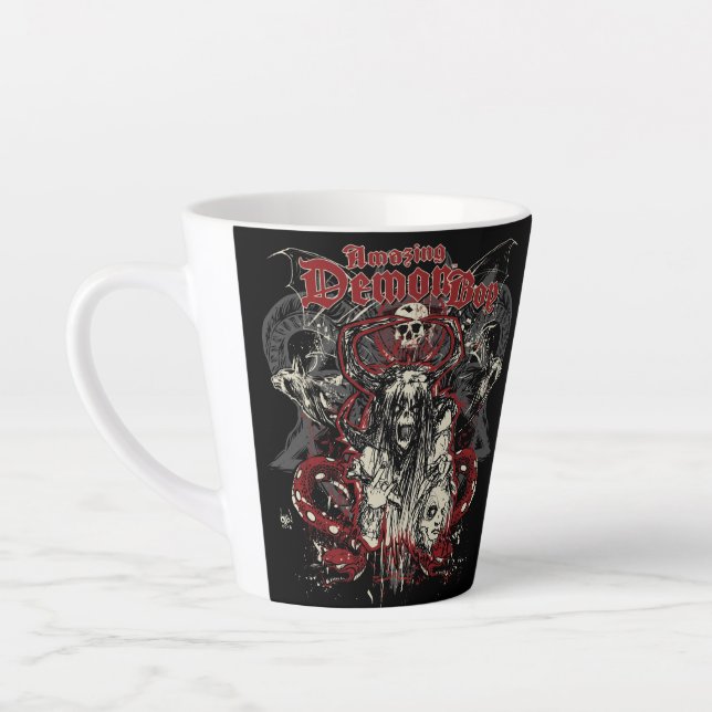 Taza De Café Latte Ascenso del demonio del demonio (Izquierda)