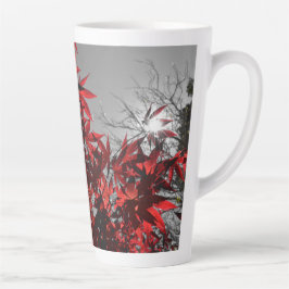 Taza De Café Latte Ascuas de Otoño