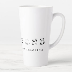 TAZA DE CAFÉ LATTE ASÍ ES COMO ROLL