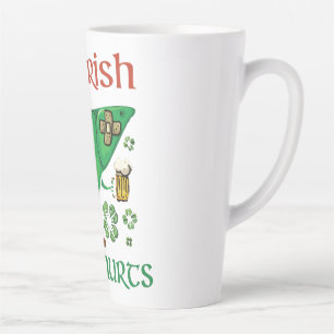 Taza De Café Latte Así que el irlandés me duele el hígado