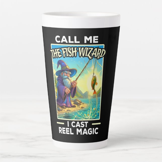 Taza De Café Latte Asistente para pesca inteligente (Anverso)