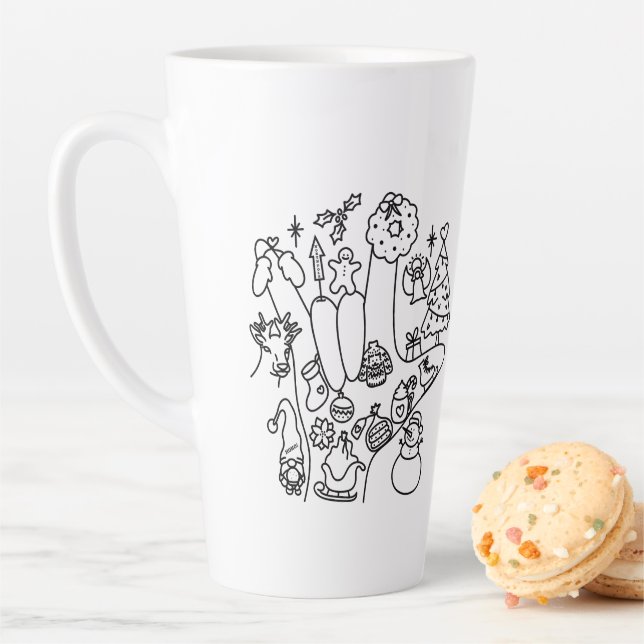 Taza De Café Latte ASL ILY – Winter Vibes  (In situ)
