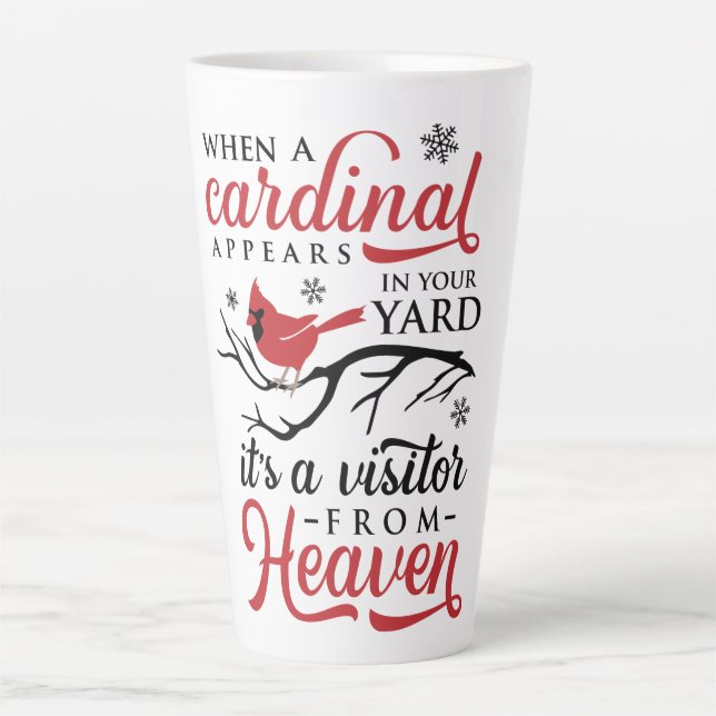 Taza De Café Latte aspecto cardinal  (Anverso)