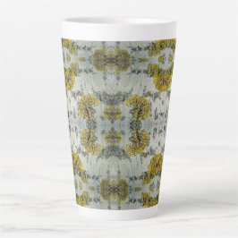 Taza De Café Latte Aspen Bark Textura